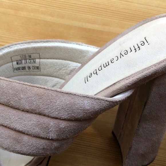 Jeffrey Campbell grey-beige platforms - Picture 2 of 8